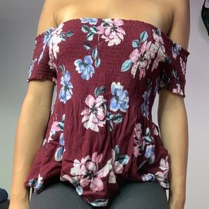 Off the shoulder top